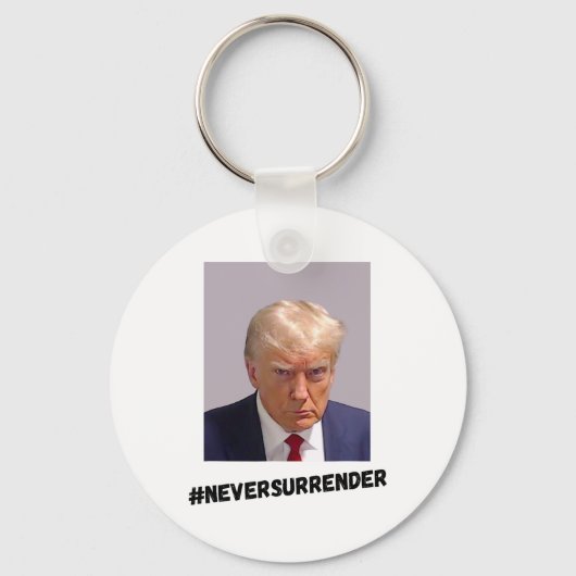 Porte-clés Trump ne se rend jamais (Recto)