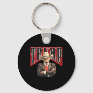 Porte-clés Trump Occidental Cowboy Tee Take America Back Trum