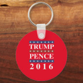 Porte-clés Trump Pence 2016 - Pour L'Amérique — - (Recto)
