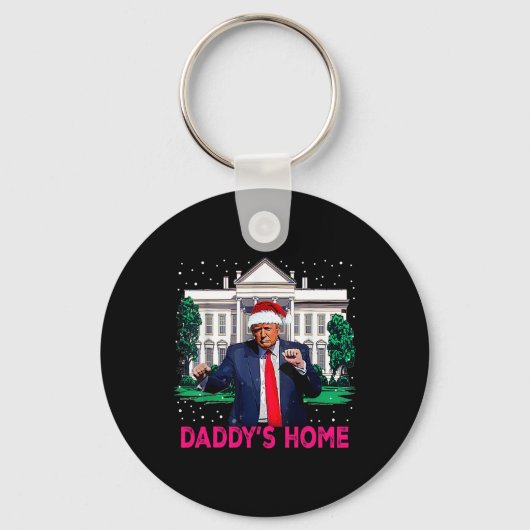 Porte-clés Trump Pink 2024 Take America Ck Daddy's Home Chris (Recto)