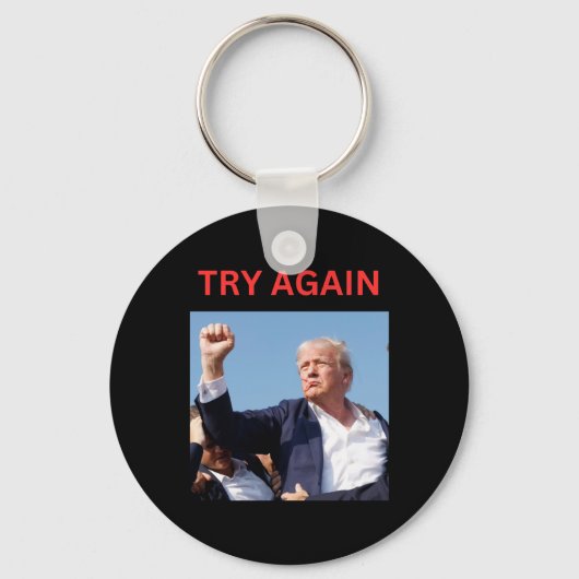 Porte-clés Trump réessaie (Recto)
