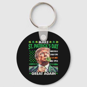 Porte-clés Trump rend la Saint-Patrick à nouveau géniale Amer