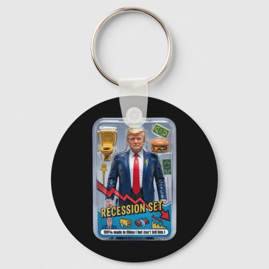 Porte-clés Trump Satire Survié Récession Box Set Action Fig (Recto)