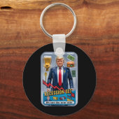 Porte-clés Trump Satire Survié Récession Box Set Action Fig (Recto)