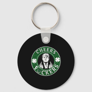 Porte-clés Trump St Patrick’s Day applaudit Ers trèfle Patric