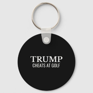 Porte-clés Trump Trie Au Golf - Manifestation politique amusa