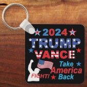 PORTE-CLÉS TRUMP VANCE 2024 (Recto)