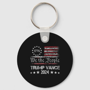 Porte-clés Trump Vance 2024 Retro Stripe Trump Jd Vance (sur