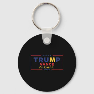 Porte-clés Trump Vance J'adore Ça 2025 Citation Drôle T