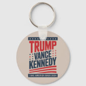 Porte-clés Trump Vance Kennedy Reprendre l'Amérique 2024 (Recto)