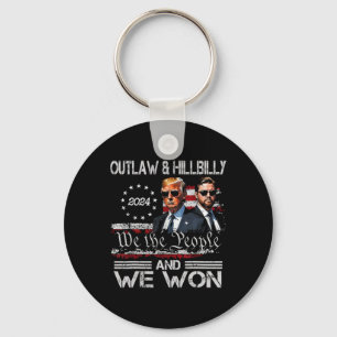 Porte-clés Trump Vance We Won Win Inauguration Day 2025 47th