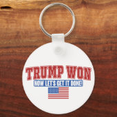 Porte-clés Trump Won Now Let Get (Verso)