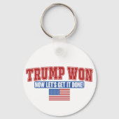 Porte-clés Trump Won Now Let Get (Verso)