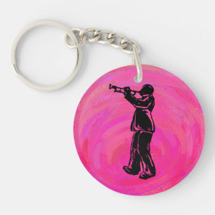 Porte-clés Trumpet Boogie Nuits New York Hot rose