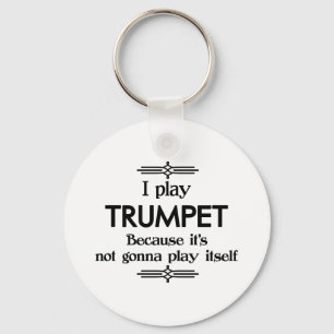 Porte-clés Trumpet - play Itself Funny Deco Music