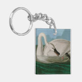 Porte-clés Trumpeter Swan Birds of America Audubon Print (Devant gauche)