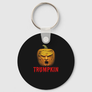 Porte-clés Trumpkin - Drôle Donald Citrouille Halloween