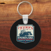 Porte-clés Trump's Snowflake Removal Service Funny Donald Tru (Recto)