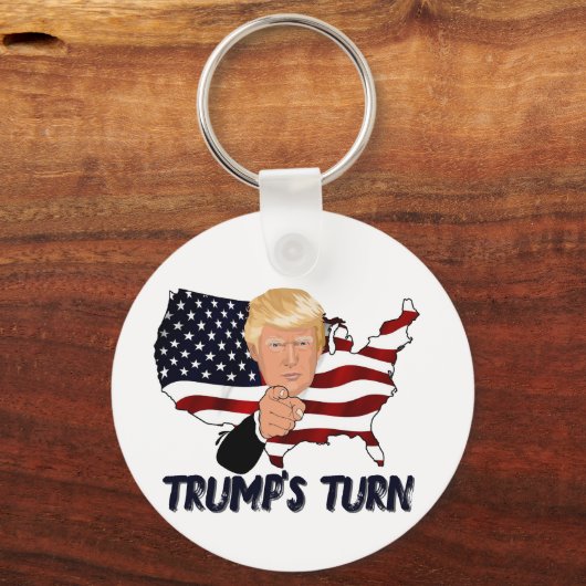 Porte-clés Trump's turn keychain (Verso)