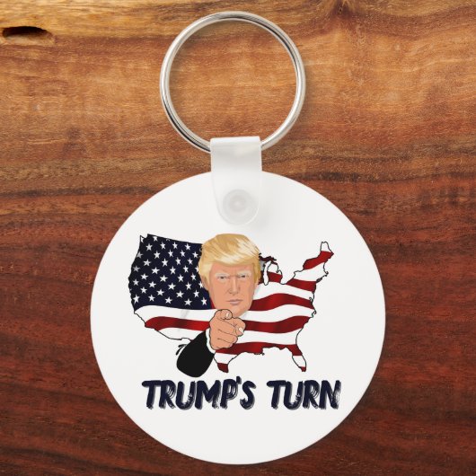 Porte-clés Trump's turn keychain (Recto)