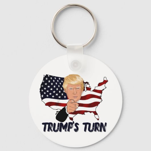 Porte-clés Trump's turn keychain (Verso)