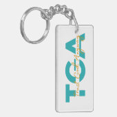 Porte-clés Trust God Anyway Acrylic Keychain (Devant gauche)