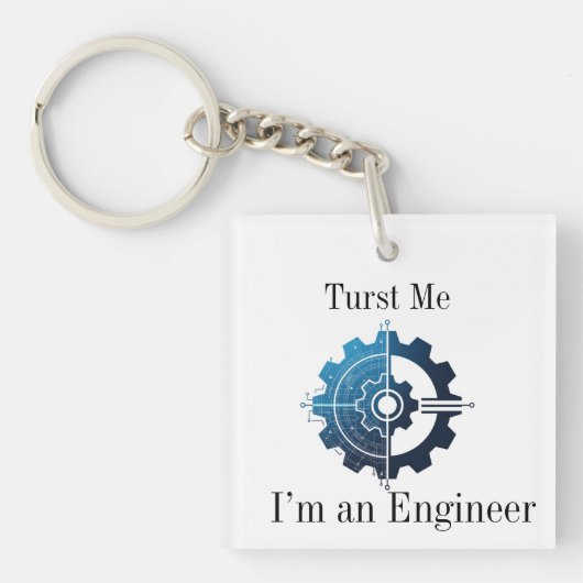 Porte-clés Trust Me, I'm an Engineer – Engineering Necklace P (Devant)