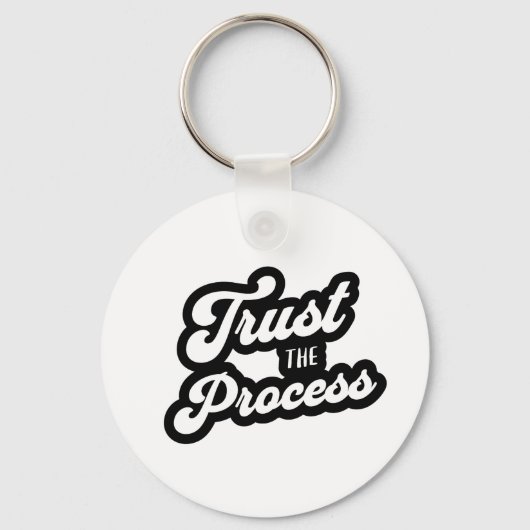 Porte-clés Trust The Process (Recto)