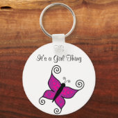 Porte-clés TS - C'est une fille Porte - clé (Recto)