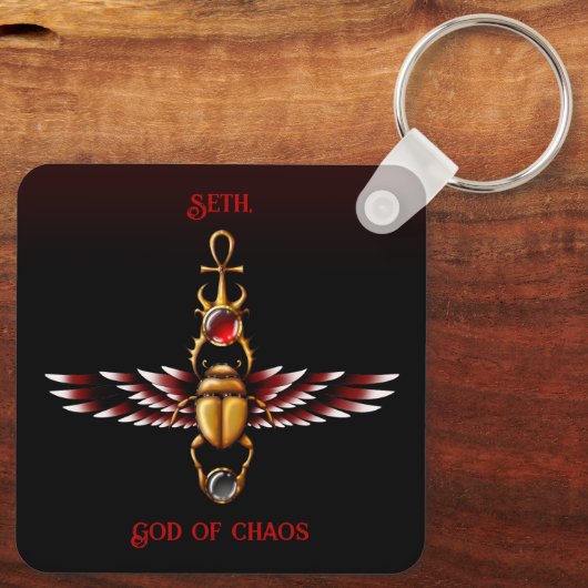 Porte-clés TSDS : Seth, Dieu du chaos (Verso)