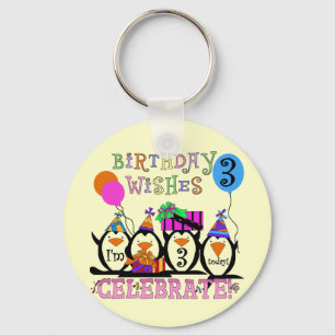 Porte-clés Tshirts et cadeaux d'anniversaire 3ème de Penguins
