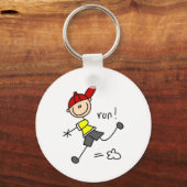 Porte-clés Tshirts et cadeaux de course de baseball (Recto)