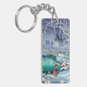 Porte-clés Tsuchiya Koitsu - Neige de printemps à Maruyama (Devant gauche)