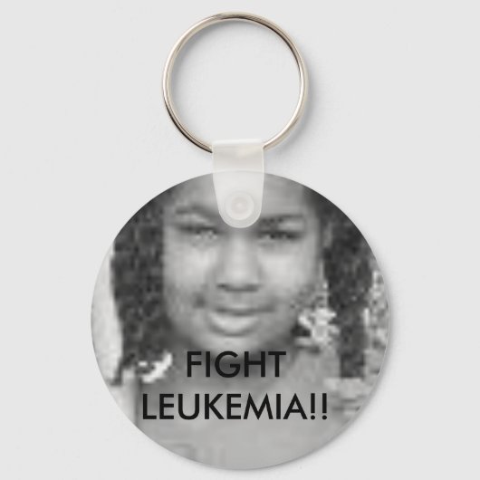 Porte-clés tt FIGHT LEUKEMIA - Customisé - Customisé (Recto)