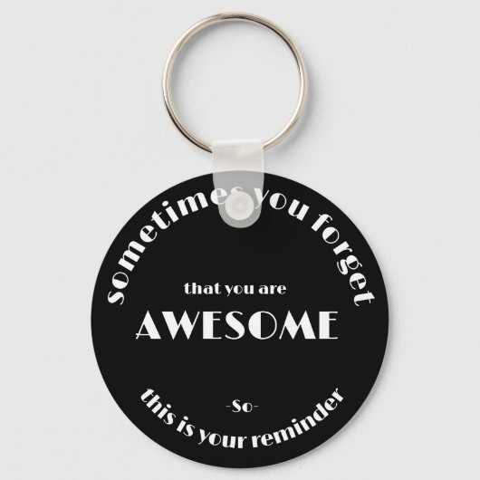 Porte-clés Tu Es Génial - Cadeau Personnalisable (Recto)