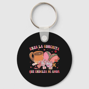 Porte-clés Tu es la petite conque qui adoucit mon amour mexic