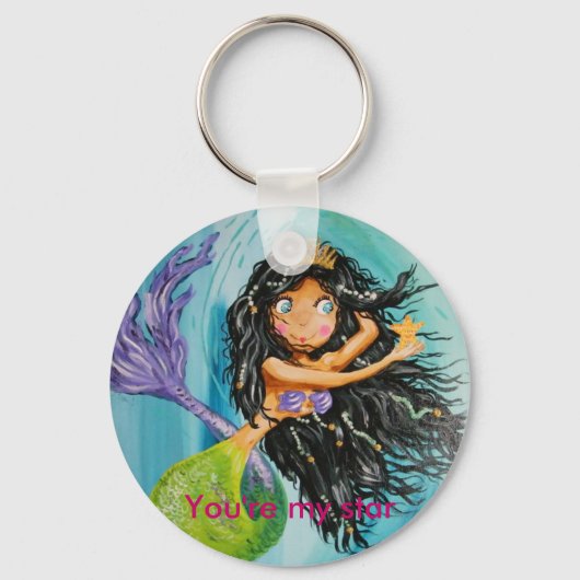Porte-clés Tu es ma star (Recto)