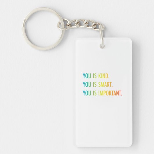 Porte-clés Tu Es Un Peu Intelligent, Tu Es Important (Devant)