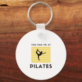 Porte-clés Tu m'as eu à pilates (Recto)