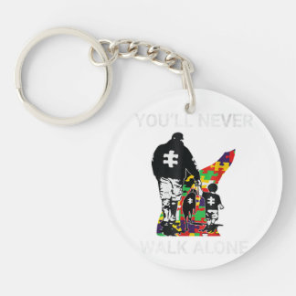Porte-clés Tu ne loueras jamais seul t-shirt pour enfants, ca