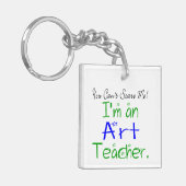 Porte-clés Tu ne peux pas me faire peur Drôle enseignant à l' (Devant gauche)