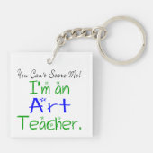 Porte-clés Tu ne peux pas me faire peur Drôle enseignant à l' (Dos)