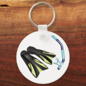 Porte-clés Tuba et palmes Porte - clé (Recto)