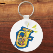 Porte-clés Tuba Instrument Porte - clé (Recto)