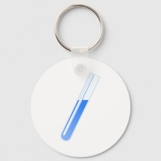 Porte-clés Tube d'essai de la chimie (Recto)