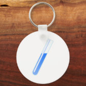 Porte-clés Tube d'essai de la chimie (Recto)
