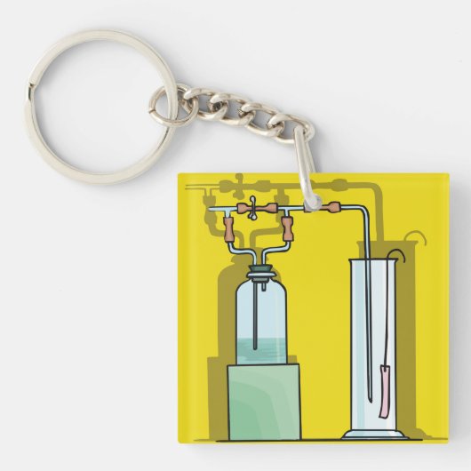 Porte-clés Tubes de test scientifique (Devant)