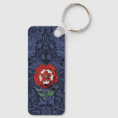 Porte-clés Tudor Rose rouge et blanc (Verso)