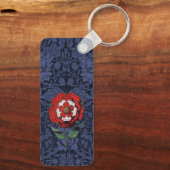 Porte-clés Tudor Rose rouge et blanc (Verso)