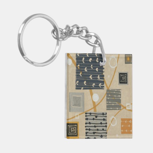 Porte-clés Tuiles graphiques (Devant gauche)